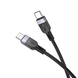 PD Кабель HOCO X109 Energy 60W charging data cable Type-C to Type-C 60W/1m black