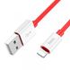 USB кабель Hoco X87 Magic silicone Lightning 2.4A 1m red