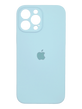 Силіконовий чохол Full Cover для iPhone 14 Pro Max sweet blue (light blue) Full Camera