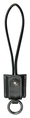 USB кабель Remax RC-079i Moss Lightning 2,1A/0.3m black (кожа)