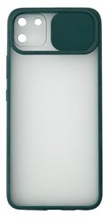TPU чохол Camshield mate для Realme C11 green шторка/захист камери