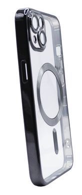 Чохол Metal Matte with MagSafe для iPhone 14 black Full Camera