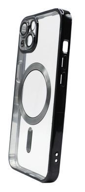 Чохол Metal Matte with MagSafe для iPhone 14 black Full Camera