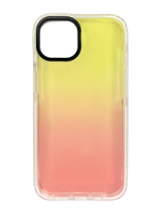 Чохол rainbow Skin для iPhone 13 yellow/pink