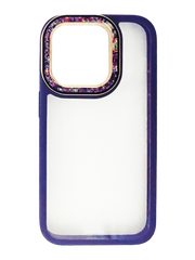 Чехол Swarovski для iPhone 15 Pro violet