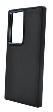 Силиконовый чехол Leather Case Classic для Samsung S24 Ultra black