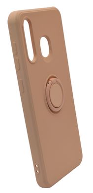 Чохол (TPU) Candy Ring для Samsung A20/A30 pink sand