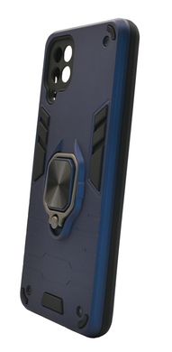 Чохол Transformer Ring for Magnet для Samsung A12 dark blue протиударний Full Camera