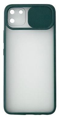 TPU чохол Camshield mate для Realme C11 green шторка/захист камери