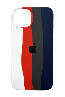 Силіконовий чохол Full Cover для iPhone 14 Rainbow №5