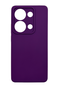 Силіконовий чохол Softy для Xiaomi Redmi Note 13Pro 4G/PocoM6 Pro 4G purple Full Camera з мікрофібро