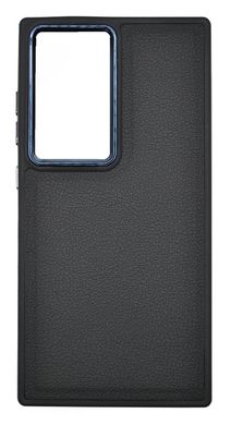 Силиконовый чехол Leather Case Classic для Samsung S24 Ultra black