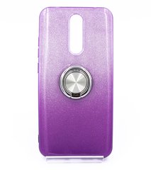 Силиконовый чехол SP Shine для Xiaomi Redmi 8/8A violet ring for magnet