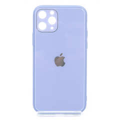 Чохол TPU+Glass Glossy Logo для iPhone 11 Pro violet Full Camera