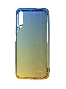 Силиконовый чехол Gradient Design для Huawei P Smart Pro green/yellow