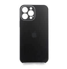 Чохол Glass Matte Designo для iPhone 13 Pro Max black Full Camera
