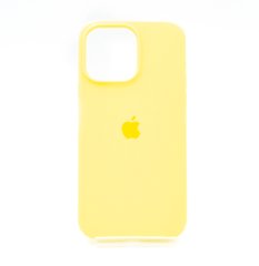 Силіконовий чохол Full Cover для iPhone 14 Pro Max bright yellow