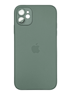 Чехол TPU+Glass sapphire matte case with MagSafe для iPhone 11 cangling green