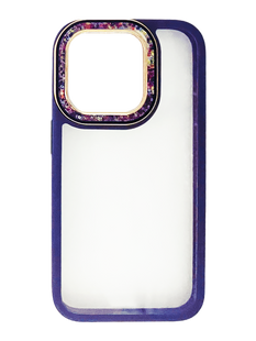Чехол Swarovski для iPhone 15 Pro violet