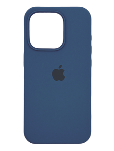 Силіконовий чохол Full Cover для iPhone 15 Pro navy blue(49)