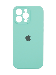 Силіконовий чохол Full Cover для iPhone 16 Pro Max marine green (azure) Full Camera