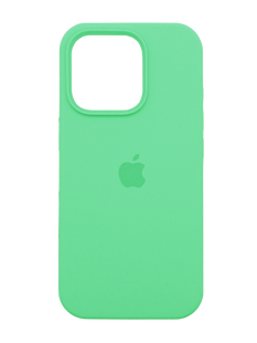 Силиконовый чехол Full Cover для iPhone 16 Pro Max spearmint