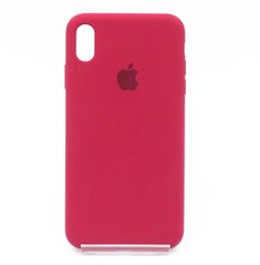 Силіконовий чохол Full Cover для iPhone XS Max rose red