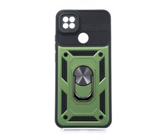 Чехол SP Serge Ring for Magnet для Xiaomi Redmi 9C green противоударный Full Camera
