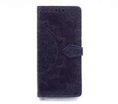 Чохол книжка шкіра Art case з візитницею для Xiaomi Redmi Note 8 Pro violet