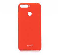 Силиконовый чехол Totu Soft Touch Huawei Y6-2018 red