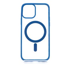 Чохол Color+MagSafe для iPhone 12/12 Pro clear/blue
