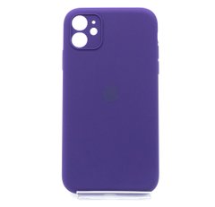 Силіконовий чохол Full Cover для iPhone 11 new purple Full Camera
