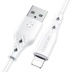 USB кабель Borofone BX48 Lightning 2.4A/1m white