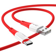 USB кабель Hoco X87 Magic silicone Type-C 1m red