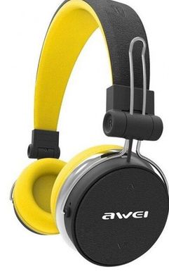 Bluetooth наушники AWEI A500BL black-yellow