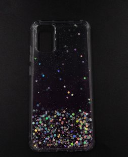 Накладка SP Confetti для Samsung A02S white/pink