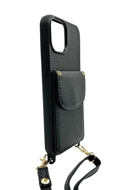 Чехол WAVE Leather Pocket для iPhone 14 black