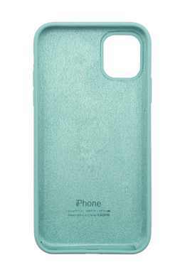 Силиконовый чехол Full Cover для iPhone 11 marine green