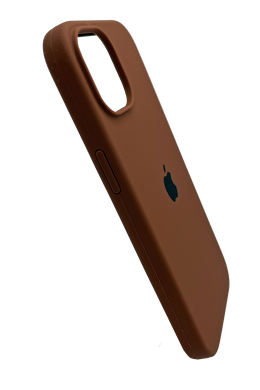 Силиконовый чехол Full Cover для iPhone 15 milk chocolate