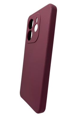 Силиконовый чехол Full Cover Lakshmi для Xiaomi Redmi Note14 4G plum (AAA)Full Camera без logo