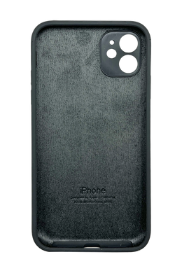 Силіконовий чохол Full Cover Square для iPhone 11 dark gray Full Camera