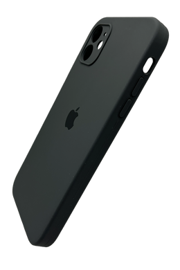 Силіконовий чохол Full Cover Square для iPhone 11 dark gray Full Camera