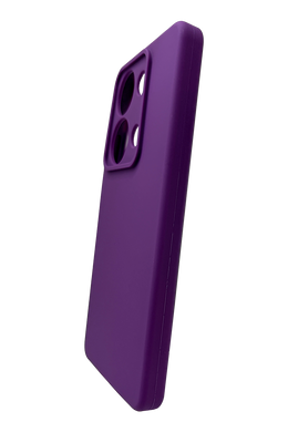 Силіконовий чохол Softy для Xiaomi Redmi Note 13Pro 4G/PocoM6 Pro 4G purple Full Camera з мікрофібро