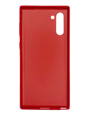 Чехол накладка Vorson под кожу для Samsung Note 10 red