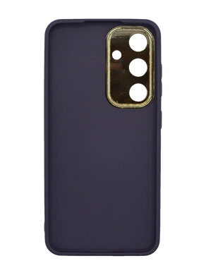 Чехол кожа Xshield для Samsung S24 dark purple Full Camera