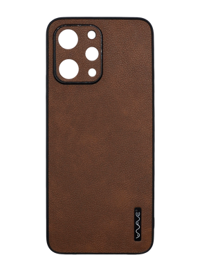 Чохол WAVE Leather для Xiaomi Redmi 12 4G dark brown Full Camera