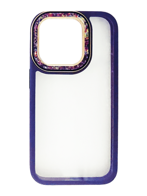 Чехол Swarovski для iPhone 15 Pro violet
