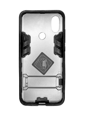 Накладка Protective для Xiaomi Mi 6X/Mi A2 silver с подставкой