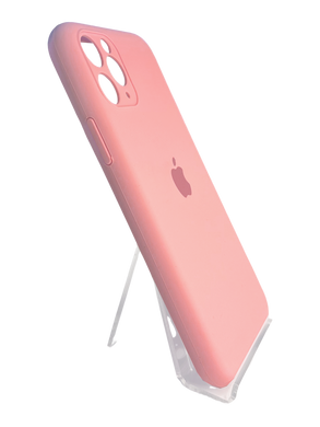 Силіконовий чохол Full Cover для iPhone 11 Pro pink Fulll Camera