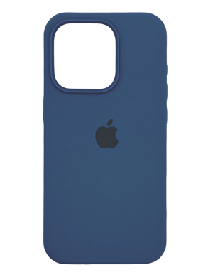 Силіконовий чохол Full Cover для iPhone 15 Pro navy blue(49)